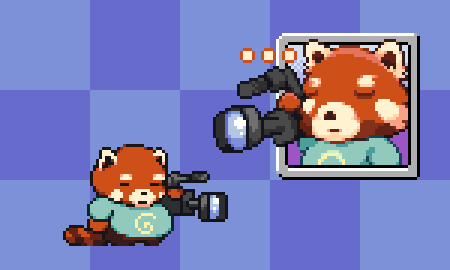 Red Panda Cameraman