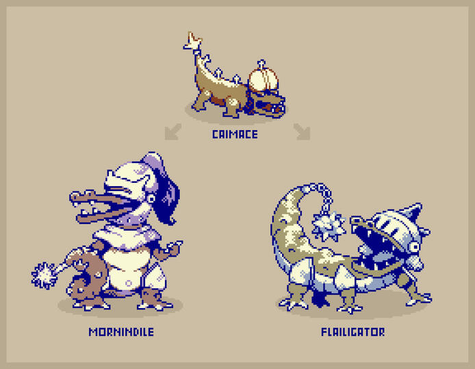 Caimace, Mornindile, Flailigator