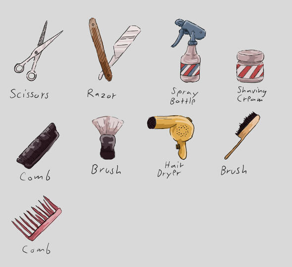 Sketches - Barber Tools
