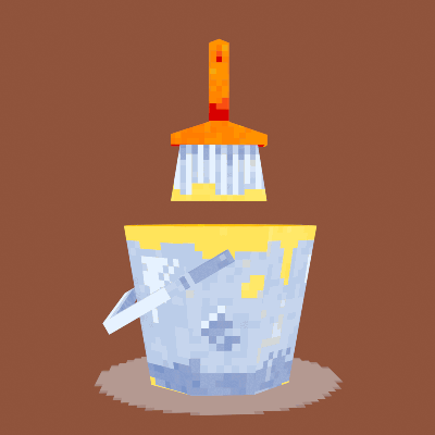 Paint Bucket & Brush