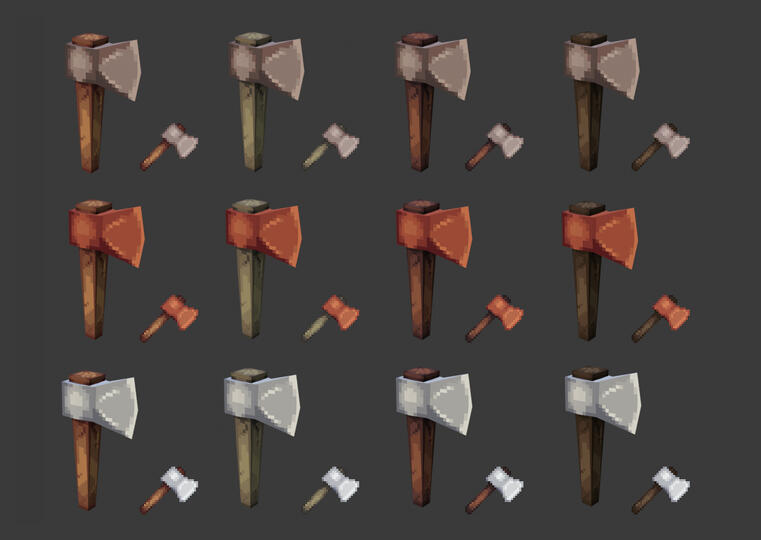 Axe - Models + Icons