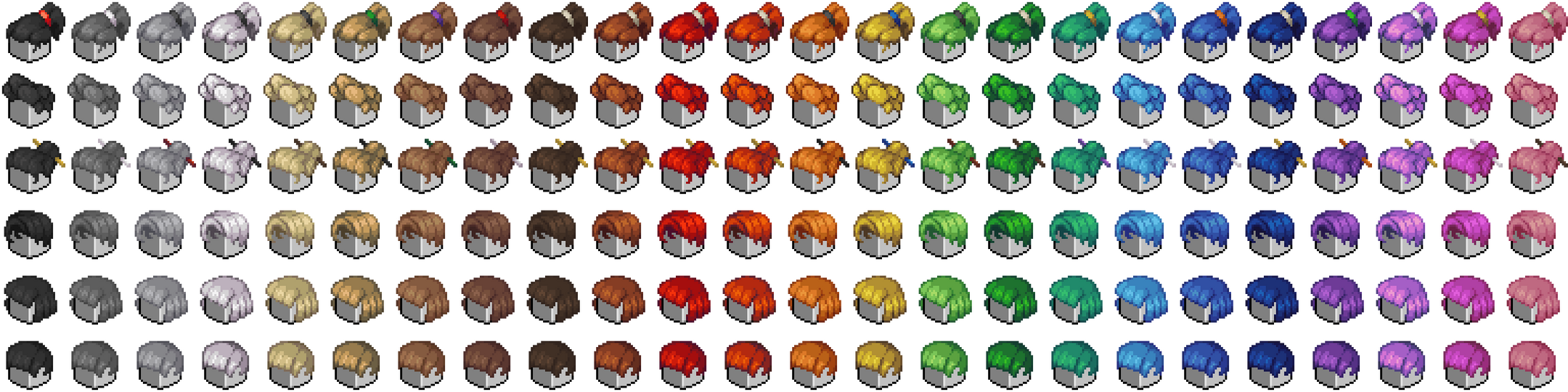 Hair Customization Icons