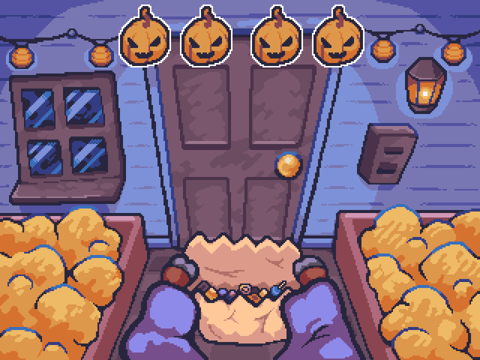 Trick-or-Treat Minigame Mockup